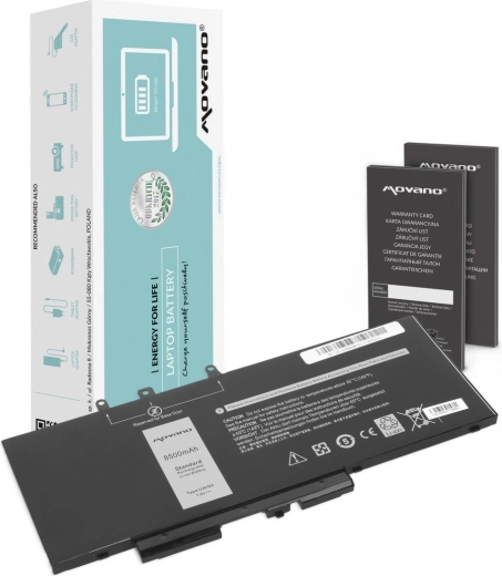 Batteria Movano per Dell Latitude 5280, 5480, 5490 e 5590 (GJKNX) 8500 mAh