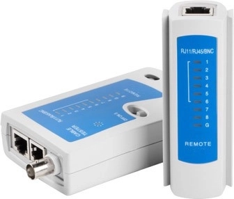 Tester di cablaggio RJ-45, RJ-12, RJ-11 e cavi coassiali