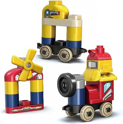 Vláček a pohyblivé prvky