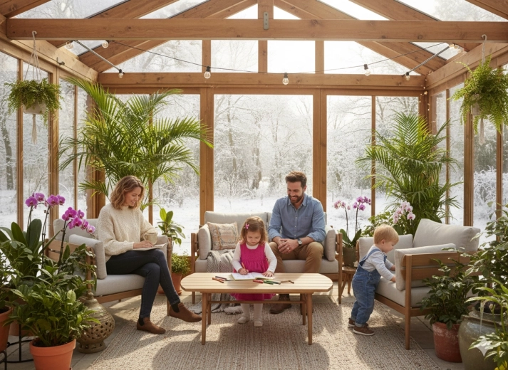 Table pratique avec plateau à lattes