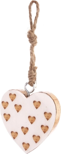 Cuore con intaglio decorativo