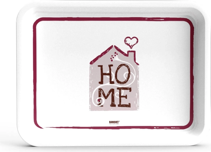Plateau Home ii en mélamine 30 × 21,5 cm