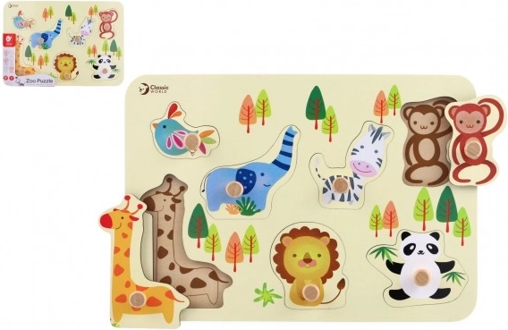 Wooden Puzzle ZOO for Children