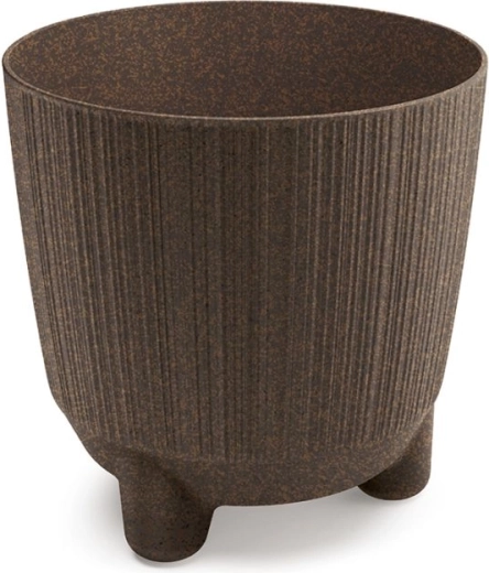 Vaso Ryfo N Eco Wood 16,8 cm color caffè