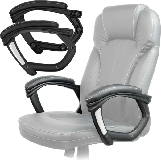 Accoudoirs noirs pour fauteuil de bureau 222