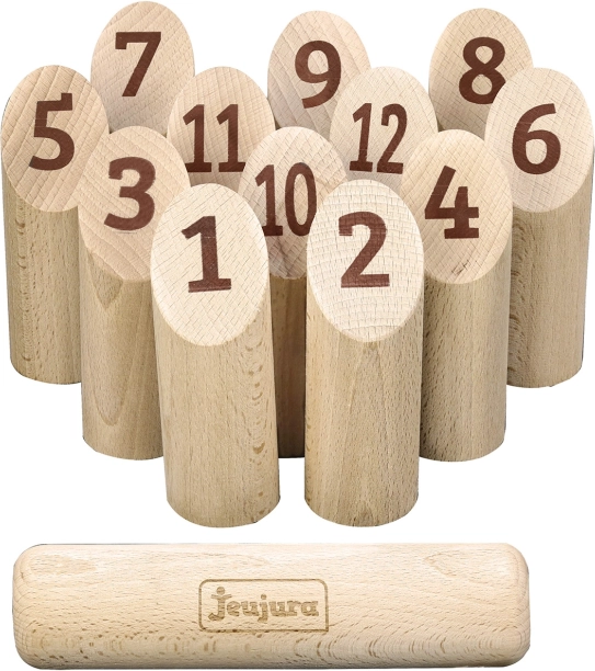 Jeujura gioco in legno mölkky – birilli finlandesi