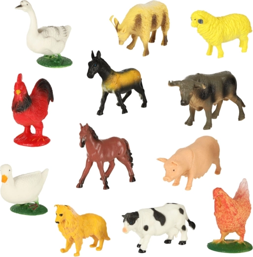 Set di Figurine Educative di Animali da Fattoria