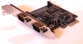 Unitek PCIe Controller with 2× RS-232