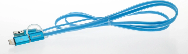 Flat cable against tangling