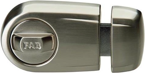 Auxiliary lock with stainless FAB cylinder