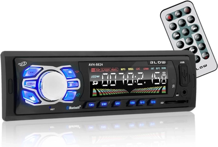 Car radio with Bluetooth and MP3/USB/SD inputs