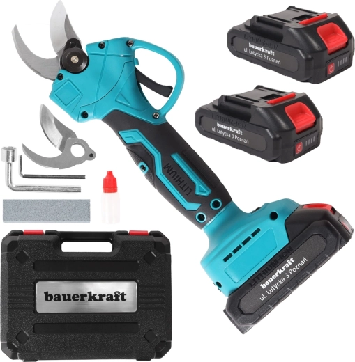 Batteridrevne elektriske havesakse 21 V til grene og hække