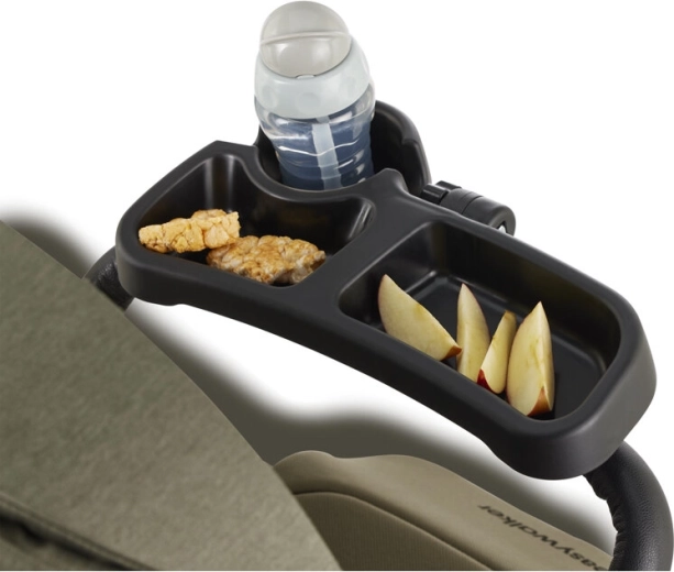 Practical compartments and cup holder