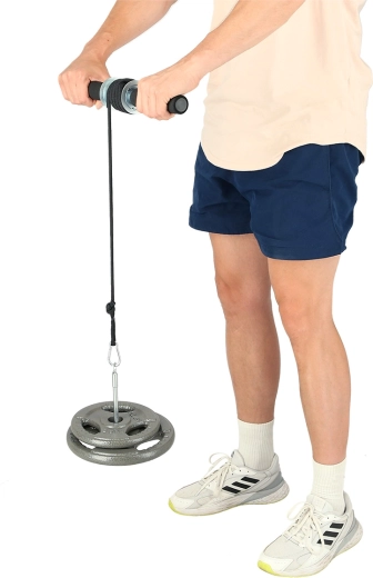 Quick weight change using a carabiner