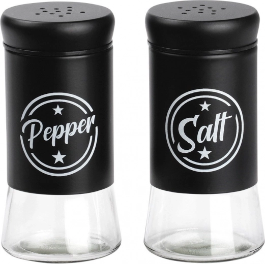 Trwałe szkło i matowa czarna stal