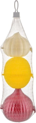 Ensemble de mini boîtes en plastique pour ail, oignon et citron (3 pcs)