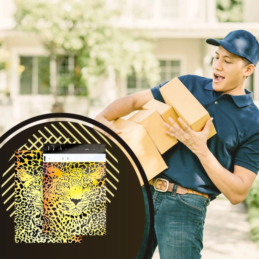 Stilfuldt leoparddesign