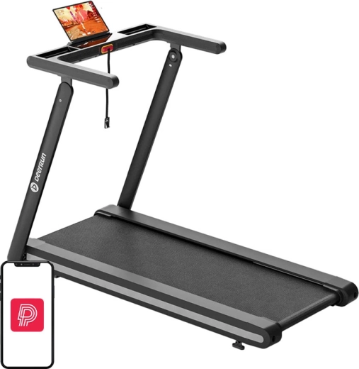 Tapis de course pliable à inclinaison réglable DeerRun X20 (noir)