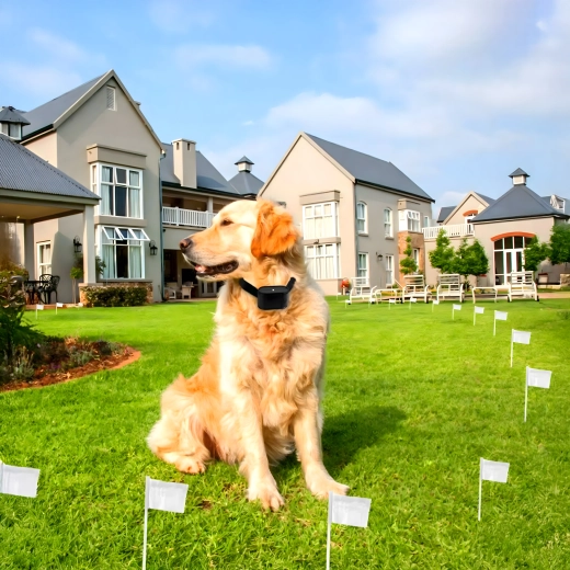 Zone sécurisée pour les déplacements libres au jardin