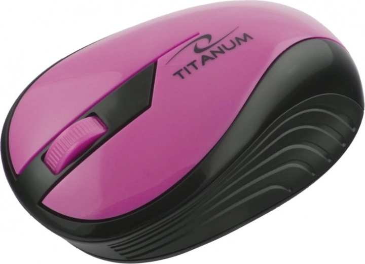 Mouse ottica wireless Titanum rosa