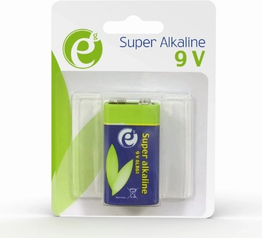 Alkaline Battery 9V 6LR61 in Blister Pack