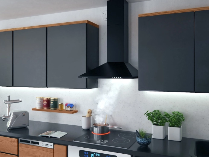 Silný odtah a úsporné LED osvětlení