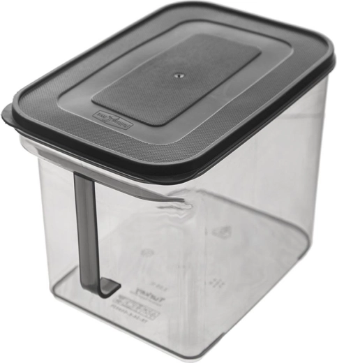 Pareti trasparenti e maniglia pratica