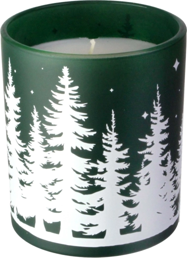 Scented glass candle Christmas tree 8 × 9 cm, 206 g
