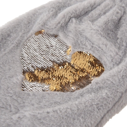 Paillettenherz als dekoratives Detail