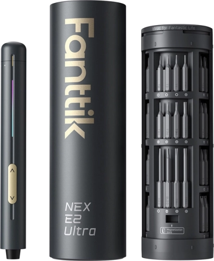 Fanttik E2 Ultra Mini electric precision screwdriver with 50 S2 bits