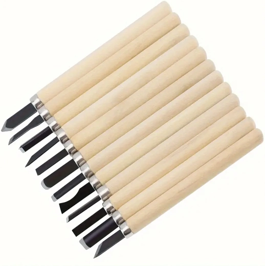 Pohodlné dřevěné rukojeti