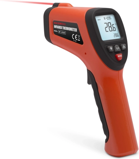 Termometro digitale a infrarossi con laser da -50 a +380 °C