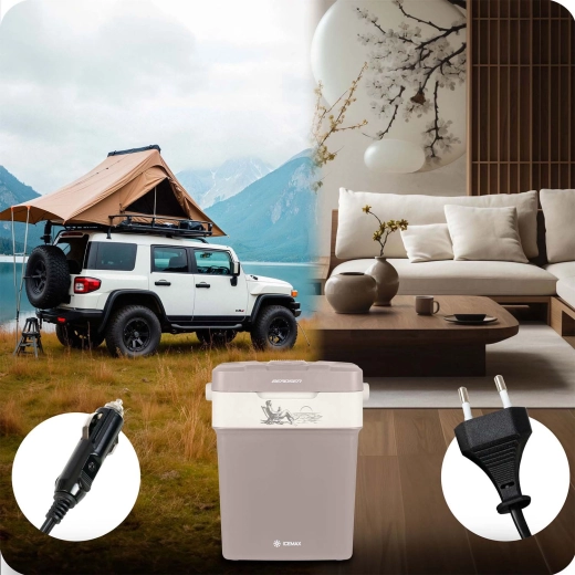 Double alimentation 12 V/230 V pour la maison et les déplacements