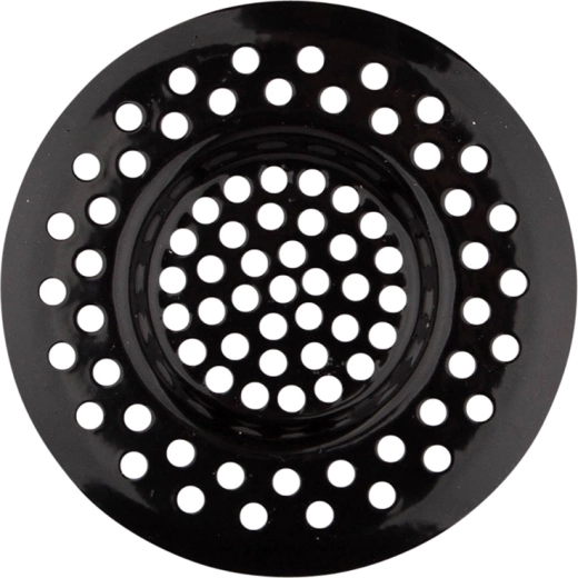 Edelstahl-Sieb für Spüle, schwarz lackiert, 8 cm
