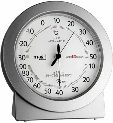 Termometro analogico preciso con igrometro TFA Super-ex-Sensor