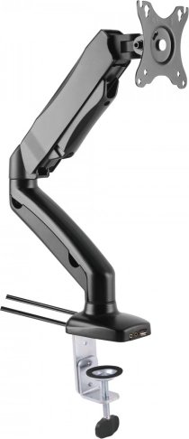Stolna ruka za LED/LCD 13–27 inča, 6 kg, s plinskom oprugom, audio/USB