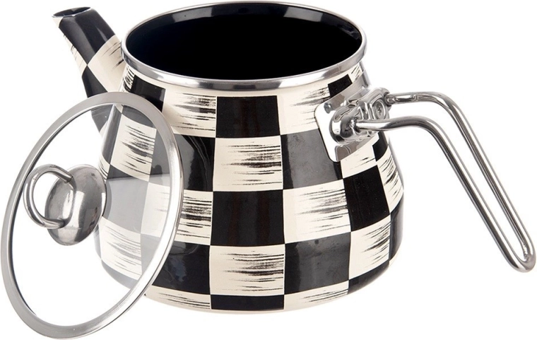 Glass lid for full boil control