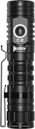 Wuben C2 torcia tascabile 2000 lm, nera