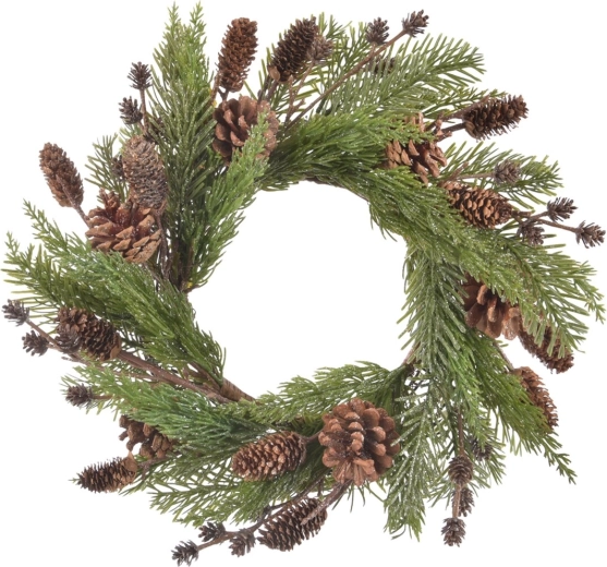Couronne de pin, diamètre 35 cm, UH