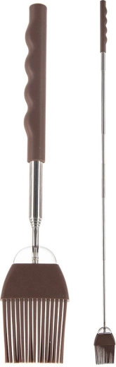 Pinceau de cuisine télescopique en silicone 21–67 cm