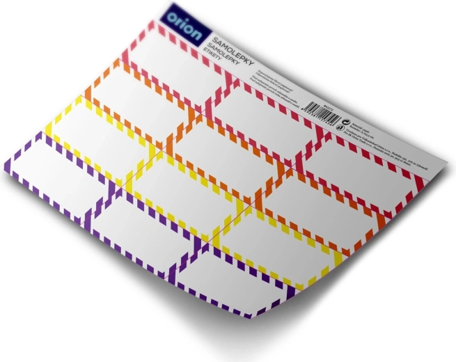 Étiquettes autocollantes rectangulaires vierges pour bocaux – 12 pcs