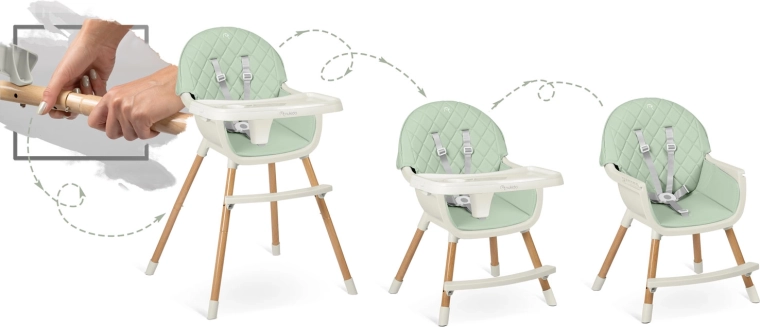 Cresce con il bambino: design 3 in 1