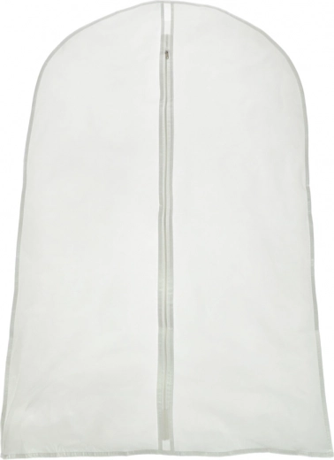 Custodia protettiva per abiti 60 × 100 cm con zip – Trasparente