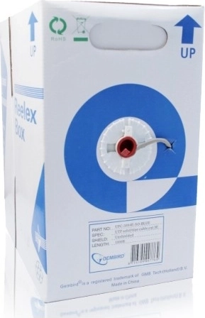 FTP kábel 5e kategória, AWG24, 305m, szürke