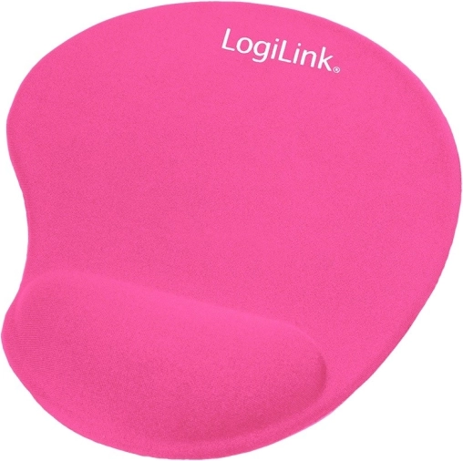 Gélová podložka pod myš LOGILINK, ružová
