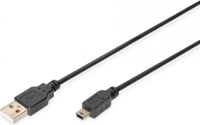 Cavo USB 2.0 A a mini USB B 5 pin 1 m nero