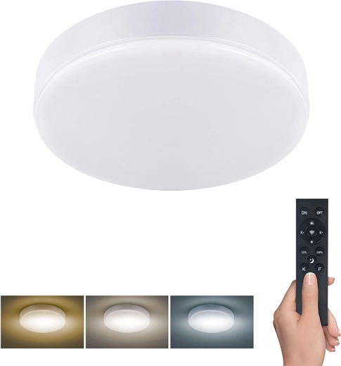 Solight LED light Lecce with remote control 36 W 30 cm white