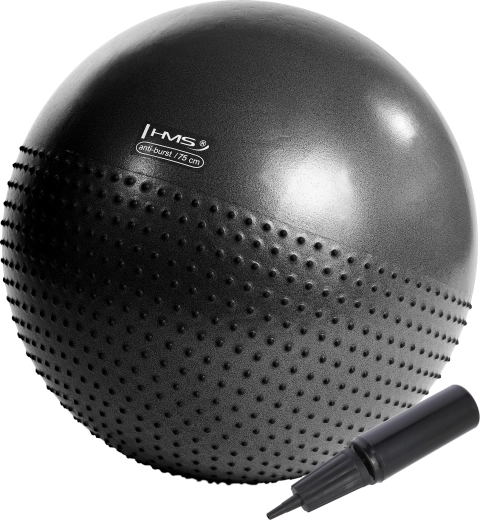 HMS gym massage ball 75 cm black