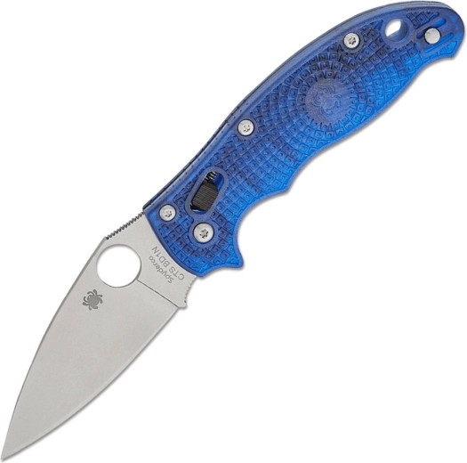 Spyderco Manix 2 Lightweight zakmes transparant blauw