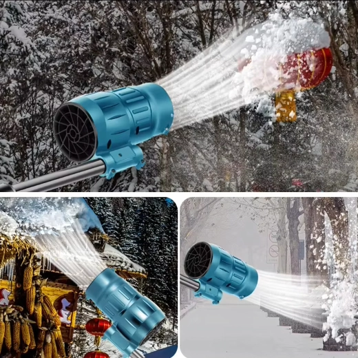 Cordless garden leaf blower with folding handle, 2× 3000 mAh